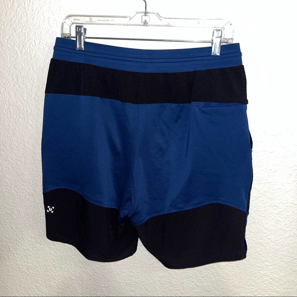 Lululemon Elevated Short *9" Inseam Onyx Blue / Black Size Medium - Picture 2 of 4